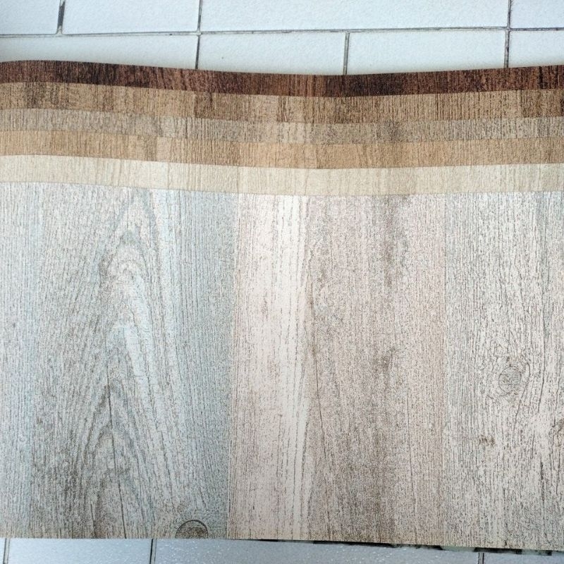 wallpaper dinding vinyl motif kayu