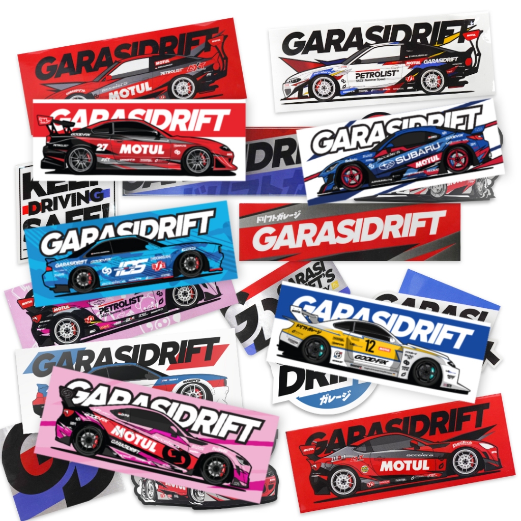 Neo Garasi Drift Stickers Garasi Drift Merchandise