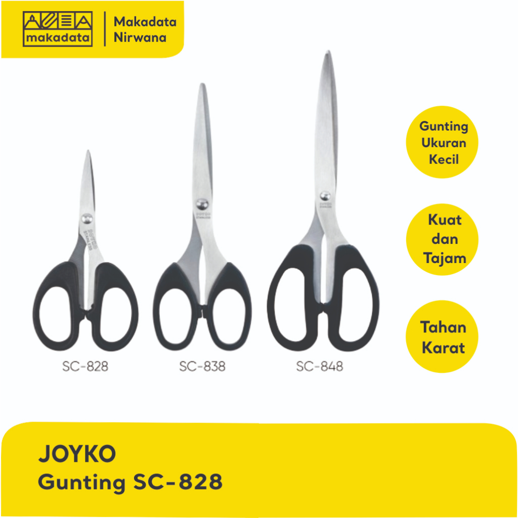 

JOYKO SCISSORS/GUNTING SC-828 (1 PCS)