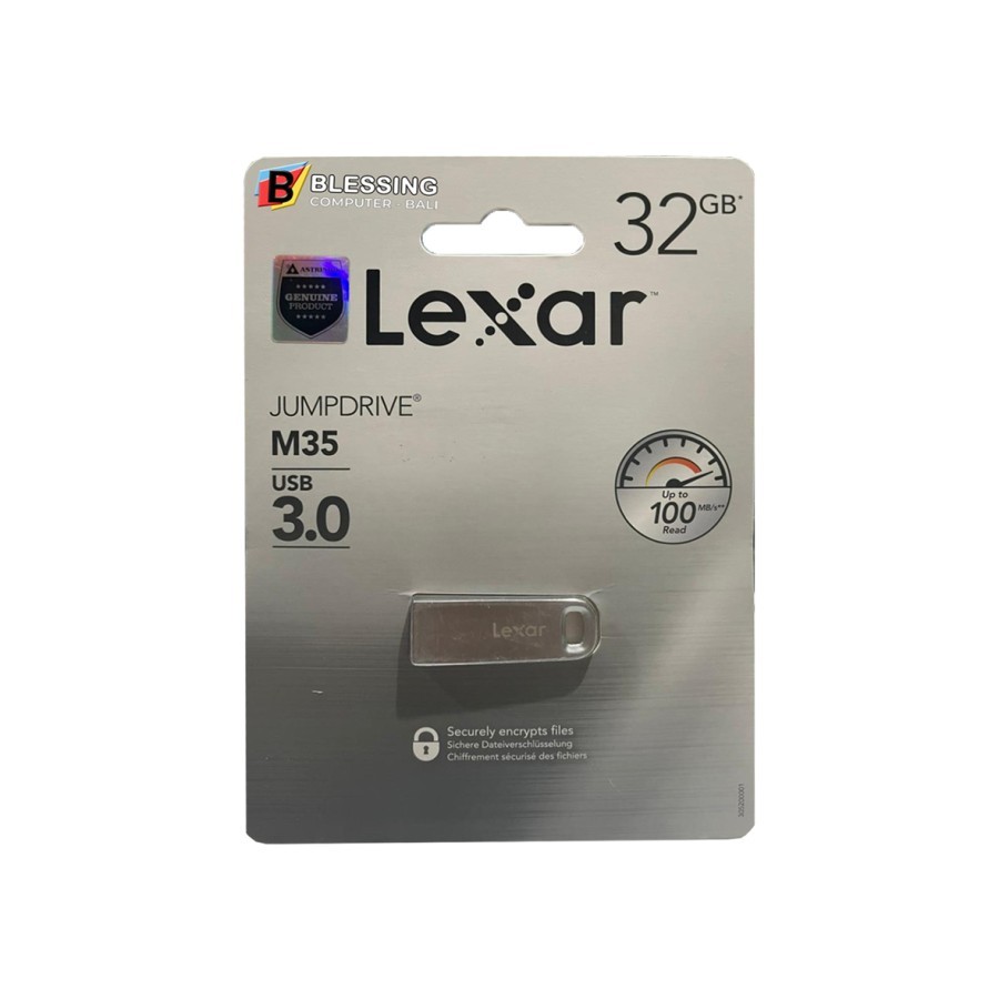 Flashdisk 32GB LEXAR JumpDrive M35 USB 3.0 LJDM035032G-BNSNG