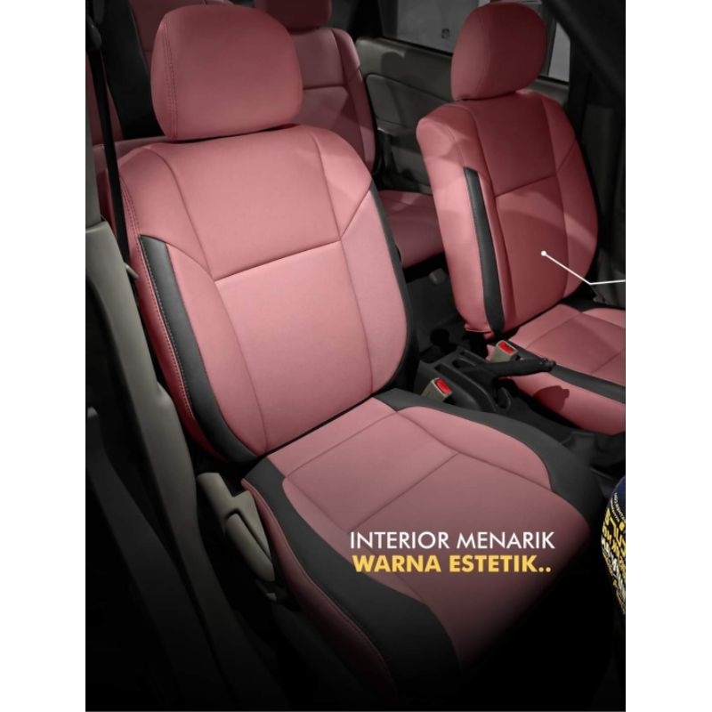 SARUNG JOK MOBIL RUSH DAN TERIOS 2012 - 2017 FULL SEAT 3 BARIS