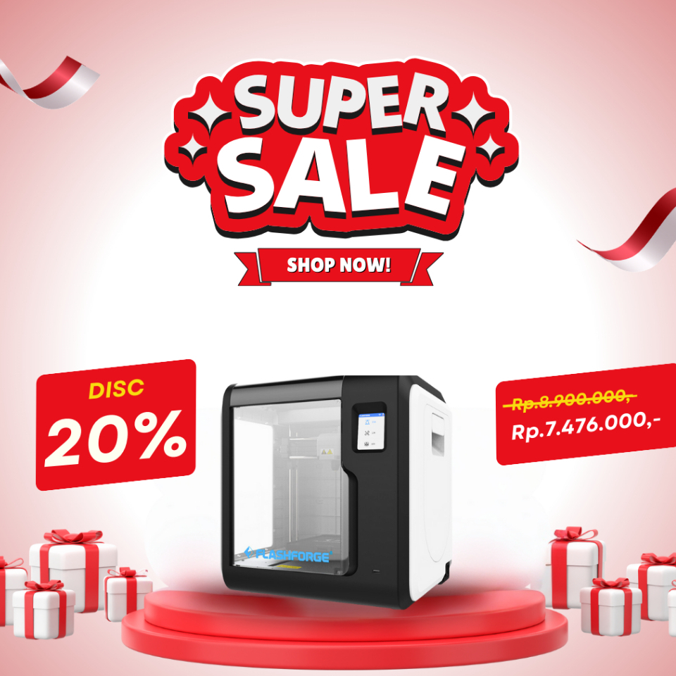 3D Printer Flashforge Adventurer 3 Compact Size