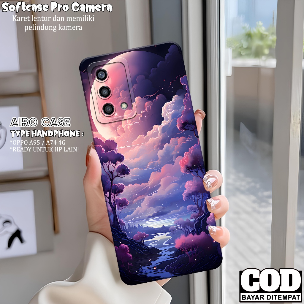 Softcase OPPO A95/ A74 4G Terbaru Case OPPO A95/ A74 4G Fashion Case MIX Casing OPPO A95/ A74 4G Kes
