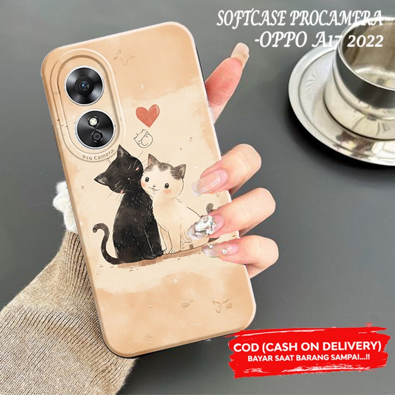 Soft Case Oppo A17 - Case Oppo A17 - Kesing Hp Oppo A17 - Case Hp Oppo A17 - Casing Oppo A17 - Softc