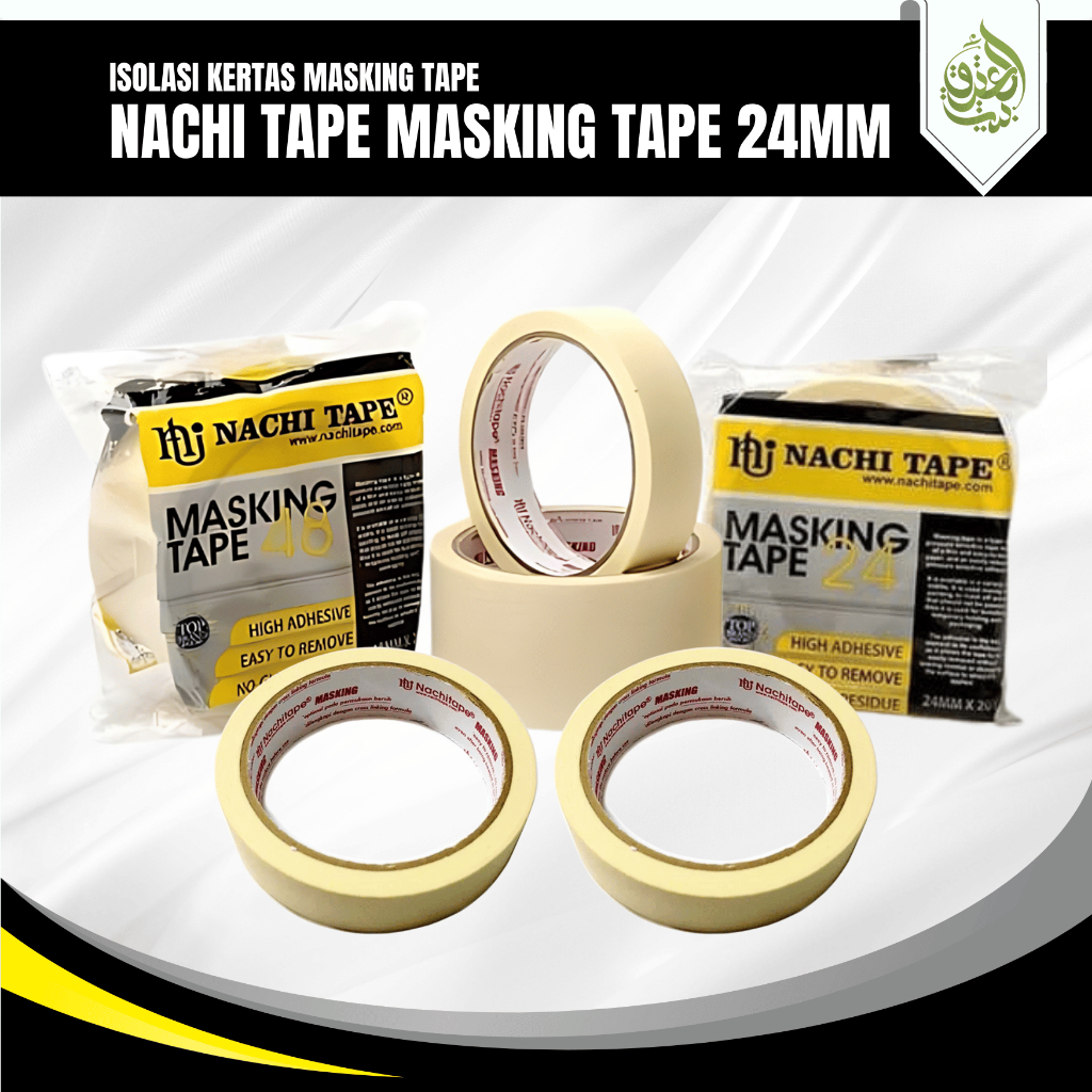 

Isolasi Kertas Nachi Tape Masking Tape 24mm/ 20 Yard [PCS]