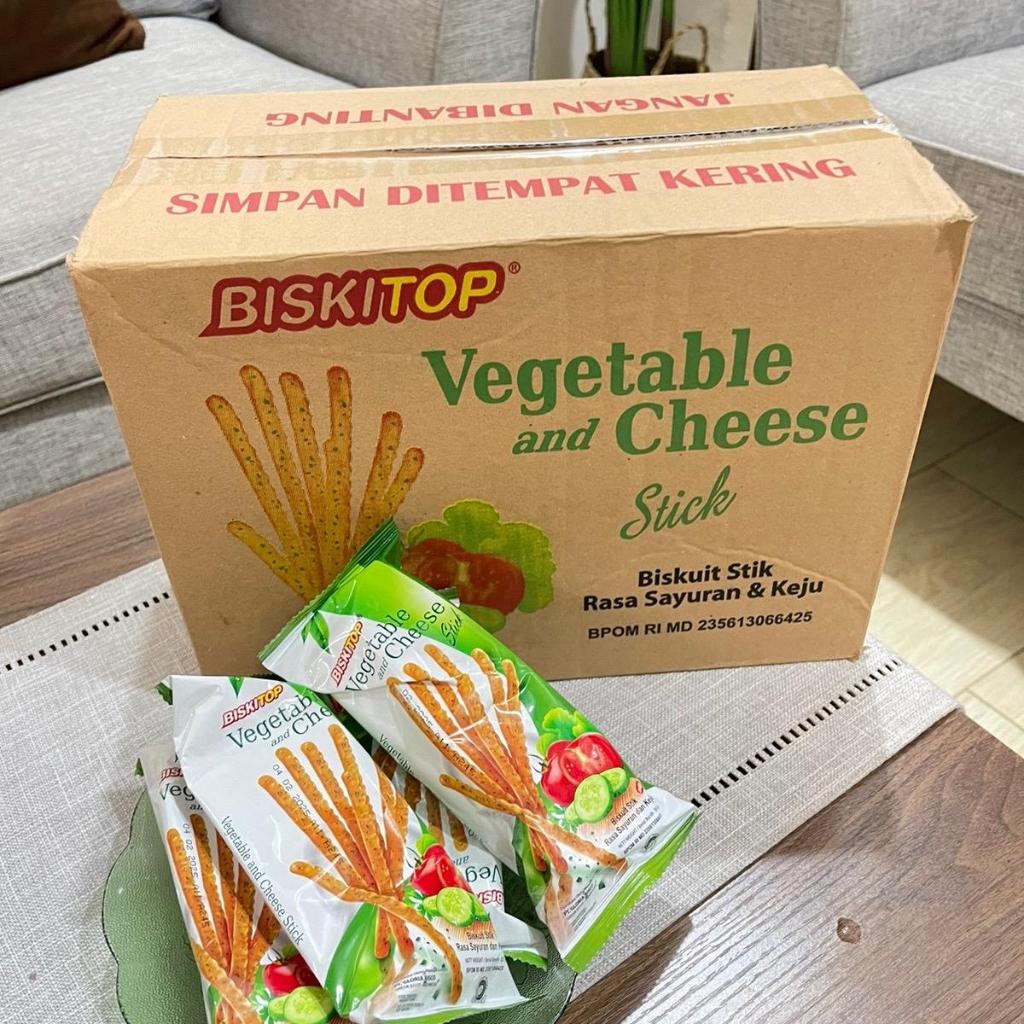 

1 karton stick vegetable cheese biskitop isi 40picis - bisa COD