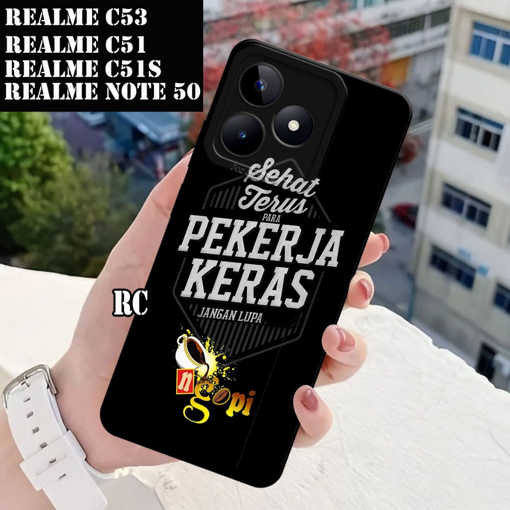 Case REALME NOTE 50 - REALME C53 - REALME C51 - REALME C51s Type lainya via chat - [Ratucase] - Kara