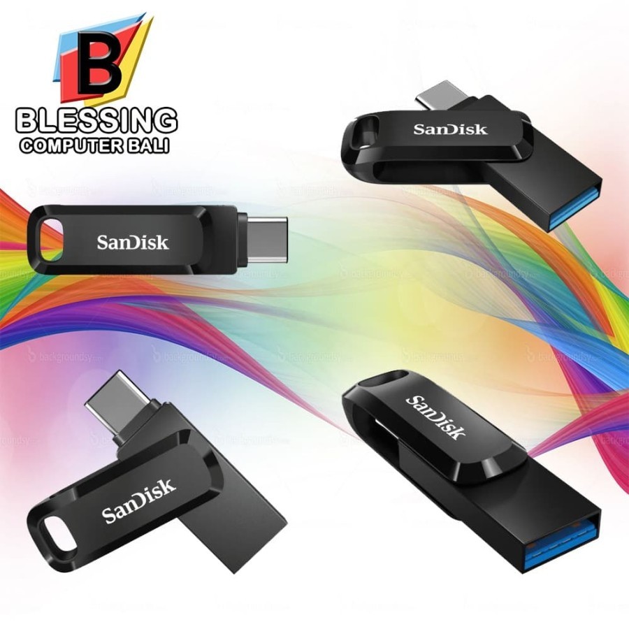 Flashdisk SANDISK 64GB Ultra OTG GO Type C SDDDC3 064G G46