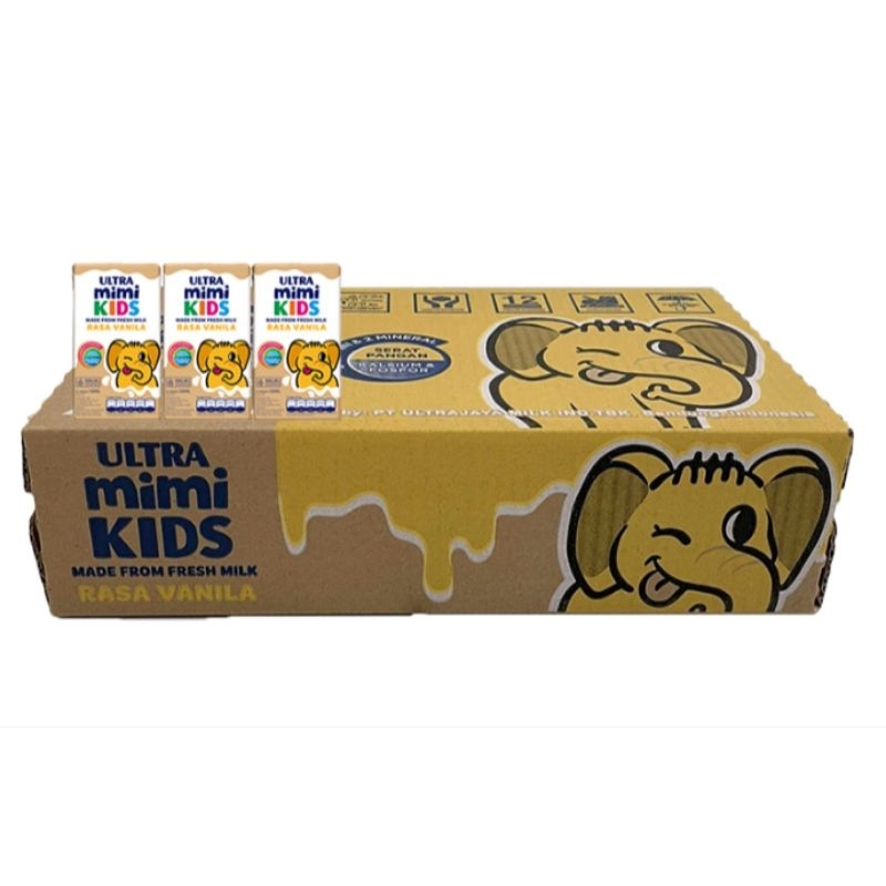 

ULTRA Mimi Kids Susu UHT Vanila 40 pcs x 125 ml - harga untuk 1 karton