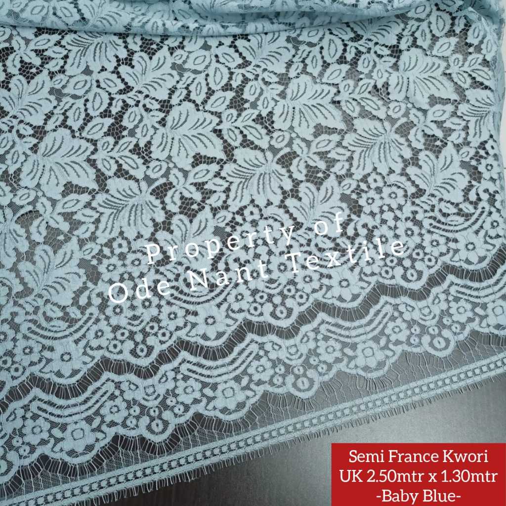 SEMI FRANCE DAUN KWORI / SEMI LACE FRANCE DAUN KWORI / SEMI LACE / SEMI FRANCE ORI