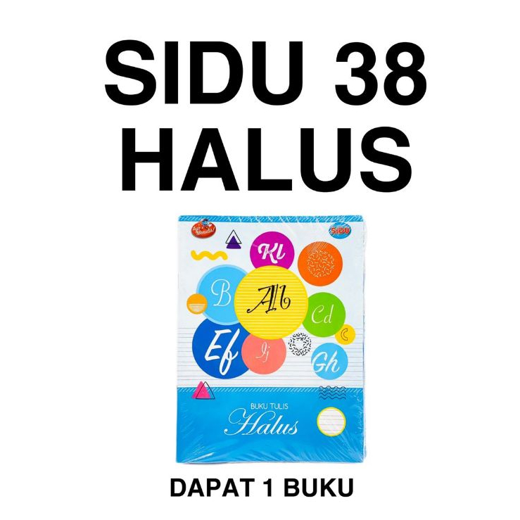 

BUKU TULIS HALUS 3 Kolom Sinar Dunia SiDu 38 Lembar Halus 3 Kolom