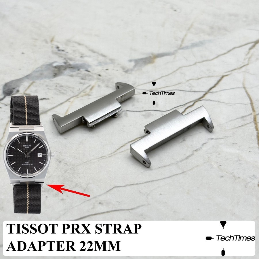 Converter Strap Tissot PRX Adapter for Tissot PRX 22MM Tali Jam Rantai