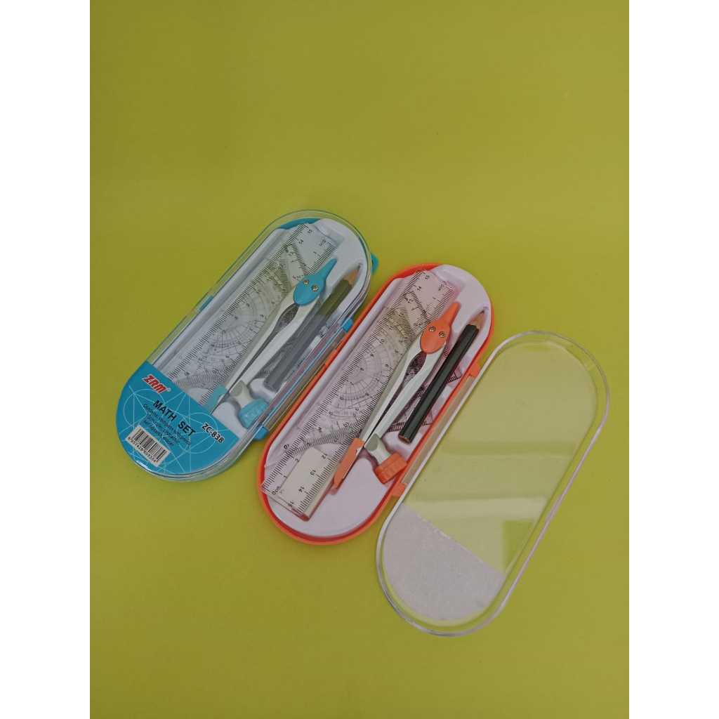 

JANGKA + ISI SET / MATH SET METAL COMPASS