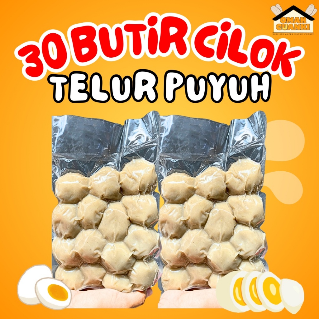 

30 Butir Cilok Jumbo Telur Puyuh By Omah Cuanki