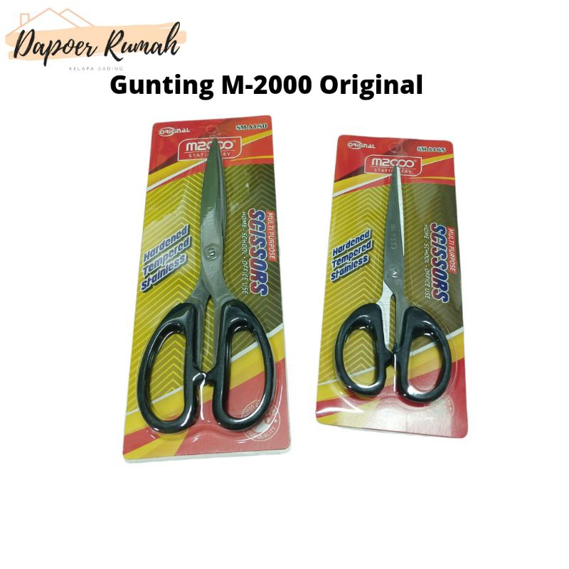 

Gunting Stainles / Gunting Kain Kertas Premium M2000 SM - A165 SM-A 180