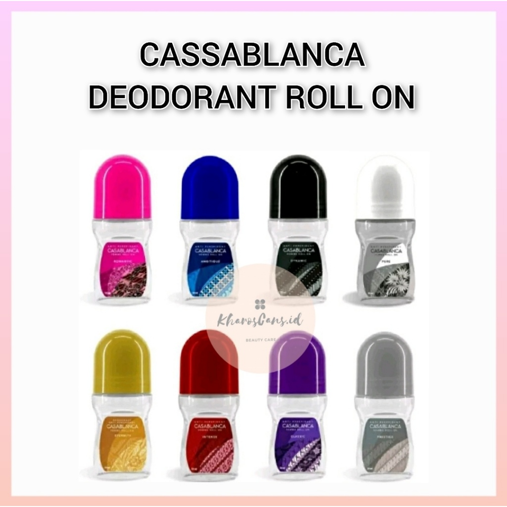 CASABLANCA Deodorant Roll On 50ml - Deodorant Wanita / Pria