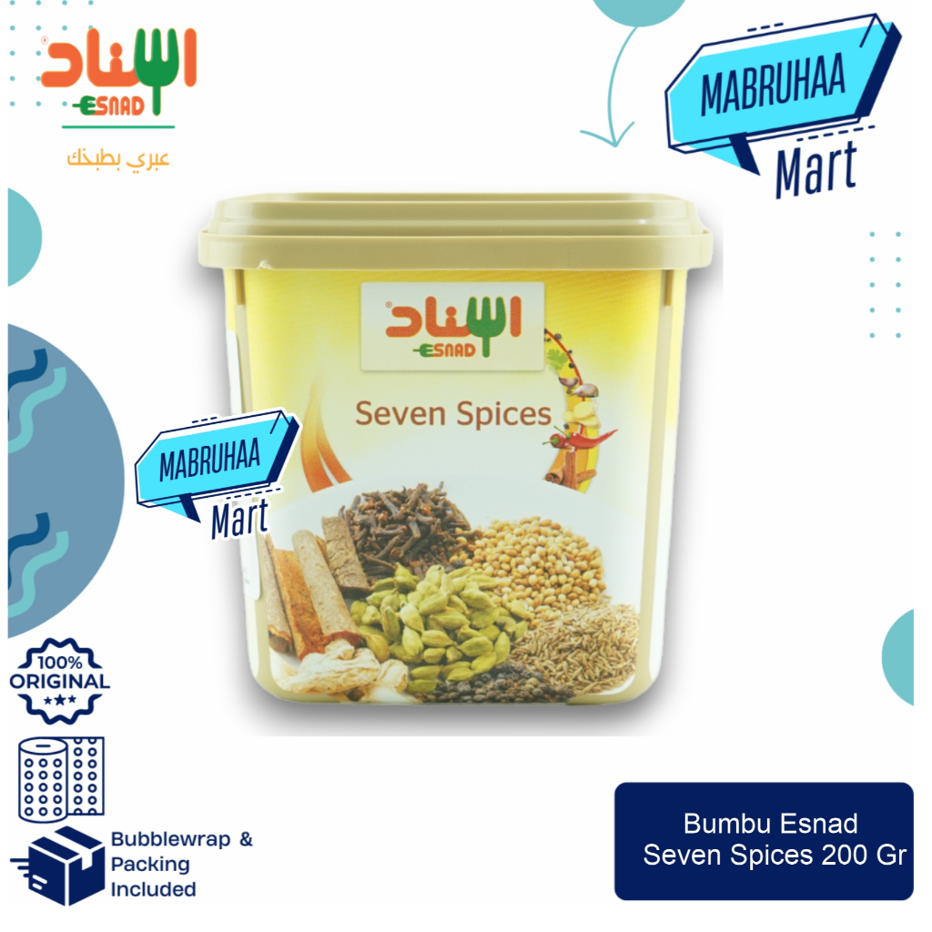 

Bumbu Masak Saudi Esnad Seven Spices 200gr Original Lezat Berkualitas BPOM