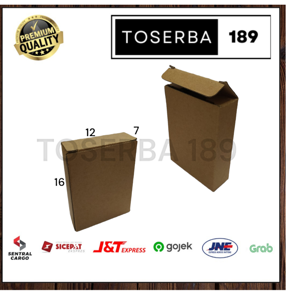 

kardus packin diecut/box pizza uk 12x7x16 cm