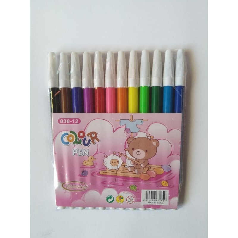 

Spidol Warna Murah Bagus isi 12 warna/pcs per pack