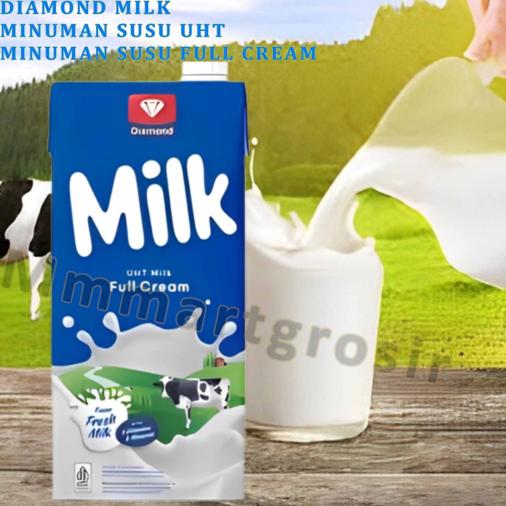 

Diamond Milk / Minuman Susu UHT / Minuman Susu Full Cream / 1000ml