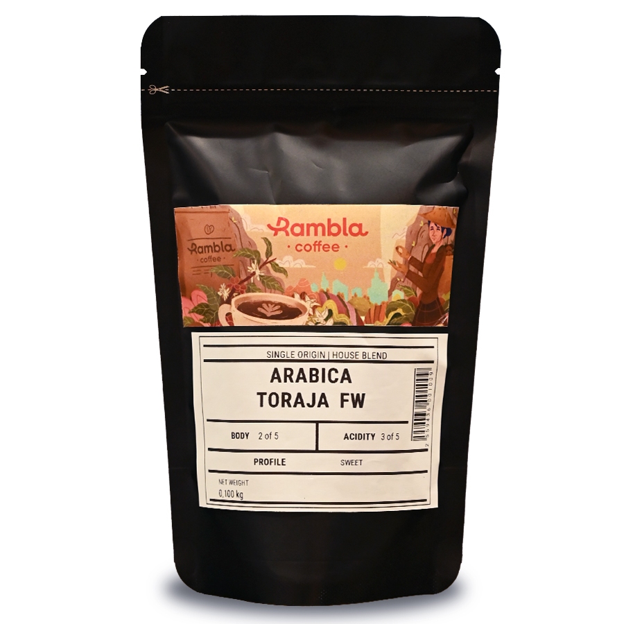 

Rambla Coffee - Kopi Arabica Toraja Fw Single Origin 100 Gr