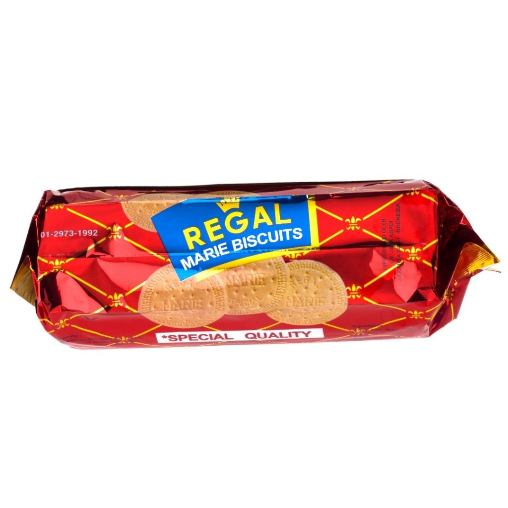 

Biskuit Regal Marie Biscuit Special Quality 230Gram 230 Gram (Pack)