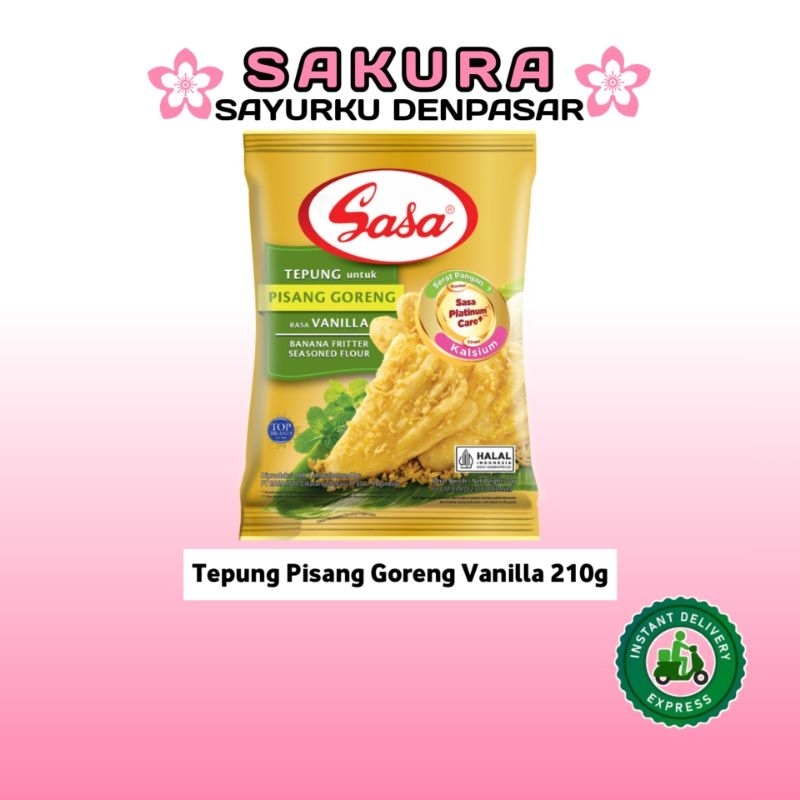 

Tepung Bumbu Pisang Goreng Rasa Vanilla Sasa 210g - SAKURA