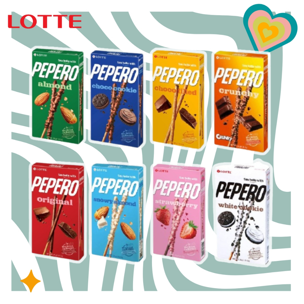 

Lotte Pepero Biskuit Stik Salut Dengan Varian Rasa 32G 4 Pak