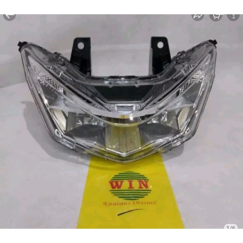 lampu depan beat led/head lamp beat led/refektor beat led