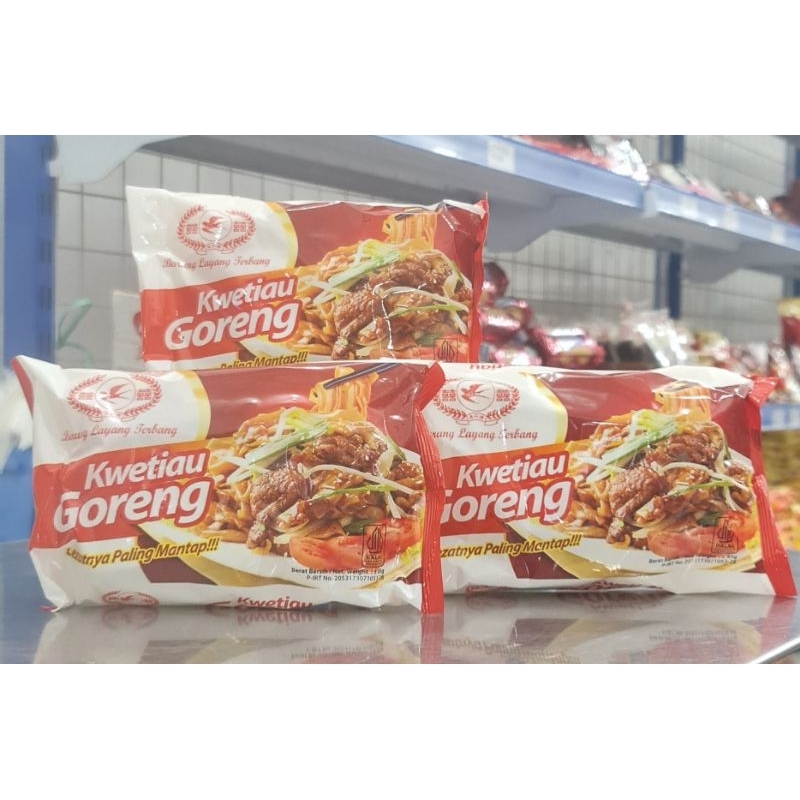 

Kwetiau Goreng 80gr/Kwetiau Goreng Layang Terbang 80gr/Kwetiau Goreng Praktis