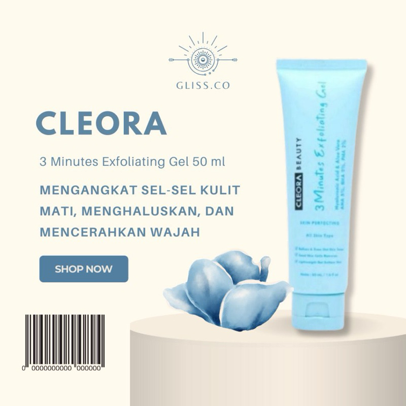 cleora 3 minutes exfoliating gel | cleora exfoliating