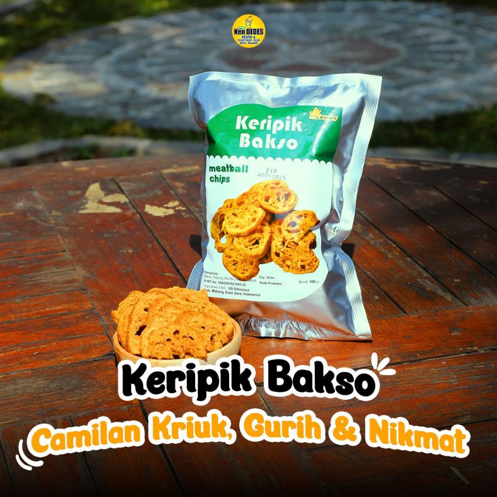 

Keripik Basreng Rasa Original Halal Netto 100Grm /Kendedes snack - Keripik Bakso