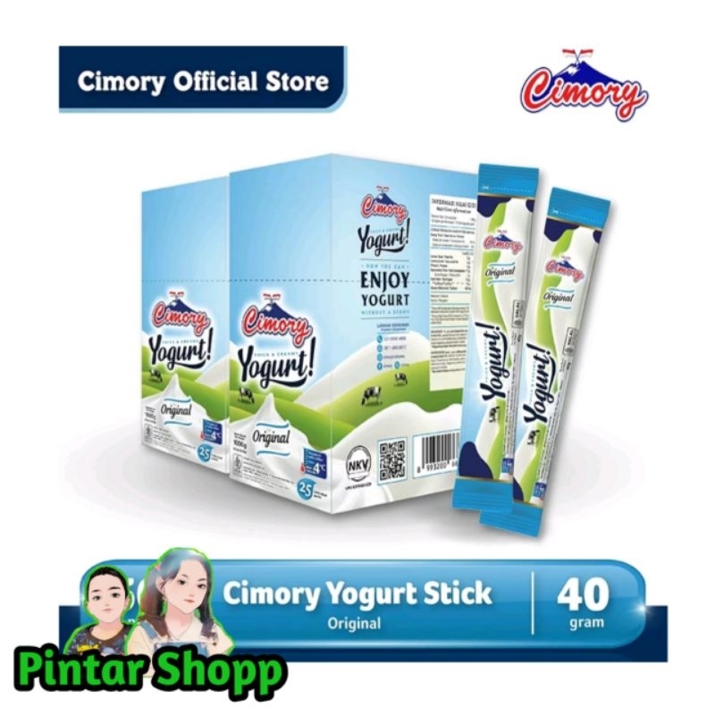 

RB Isi 20 Pcs Cimory Yogurt Stick Varian Rasa Blueberry Strawberry Mangga Brown Sugar Peach Dan