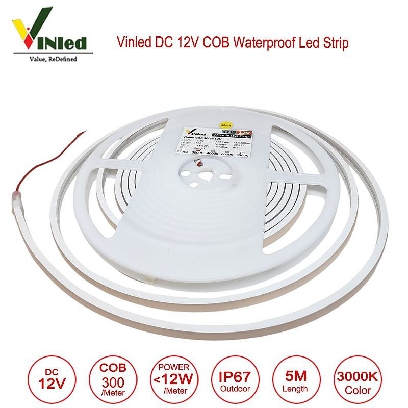 Vinled Strip Outdoor COB300 12VDC