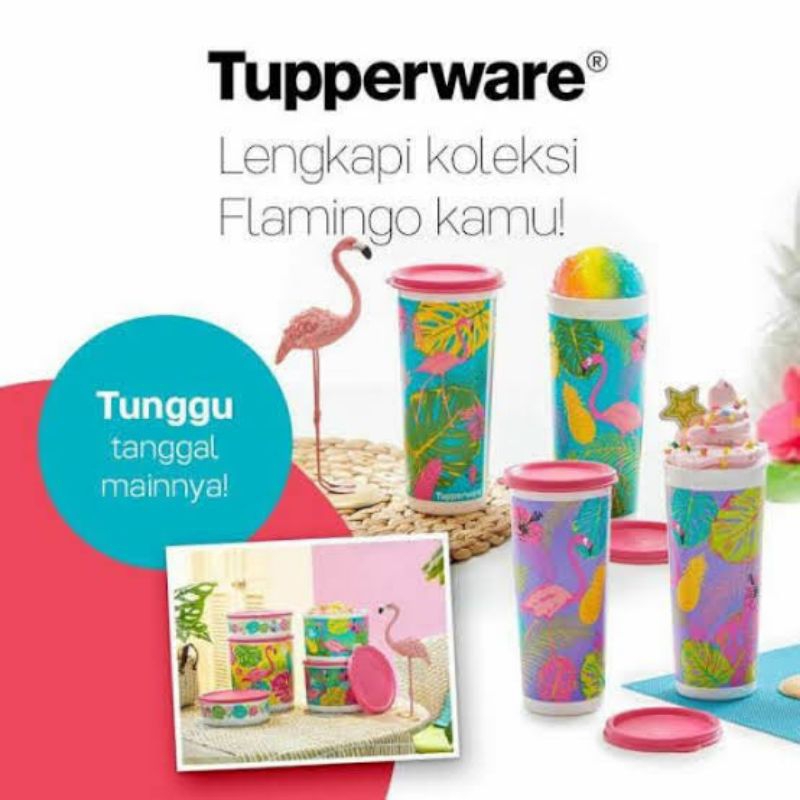 Flamingo Tumbler Tupperware