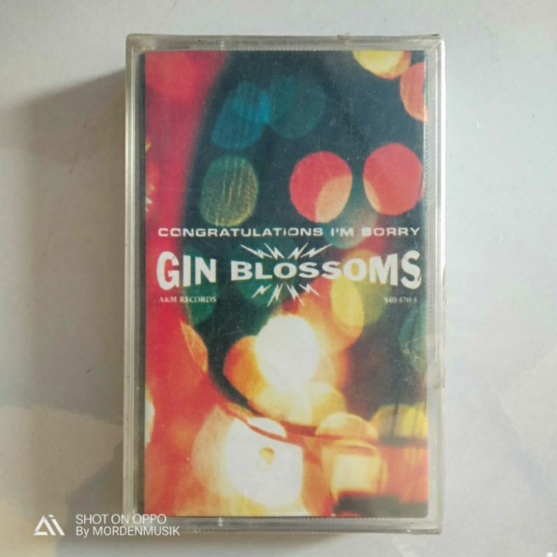 Kaset Gin Blossoms album Congratulations I'm Sorry segel new