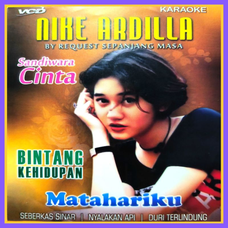 Kaset VCD Musik Bisa Karaoke 16 Lagu Pop Kenangan Nike Ardilla Album Pilihan Terlaris.