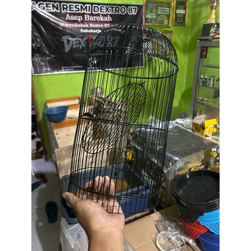 sangkar pleci hellopet murah kandang pleci ram pleci sangkar bulat pleci