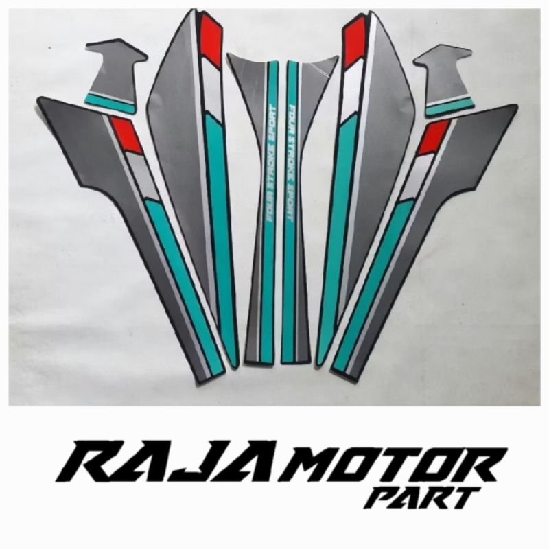 STRIPING STIKER HONDA GL PRO 1992 BODI HITAM STANDAR BERKUALITAS