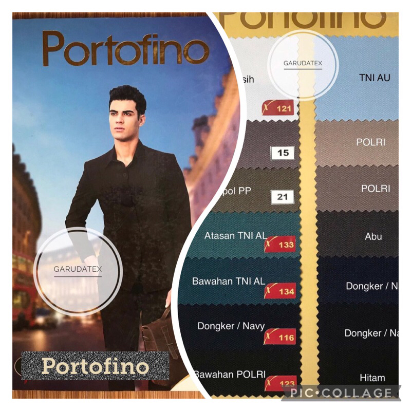 PORTOFINO by MAXISTYLE (harga per 10 cm) - kain  celana , seragam kerja, kain seragam POLRI, PDH, PD