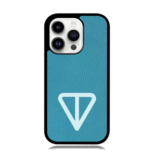 TONCOIN Case iPhone 15 14 13 12 11 Mini Plus Pro Max TPU Protection Custom Crypto TON Token Coin