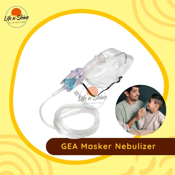 Masker Nebulizer Dewasa GEA / Nebulizer / Nebulizer Mask Adult GEA