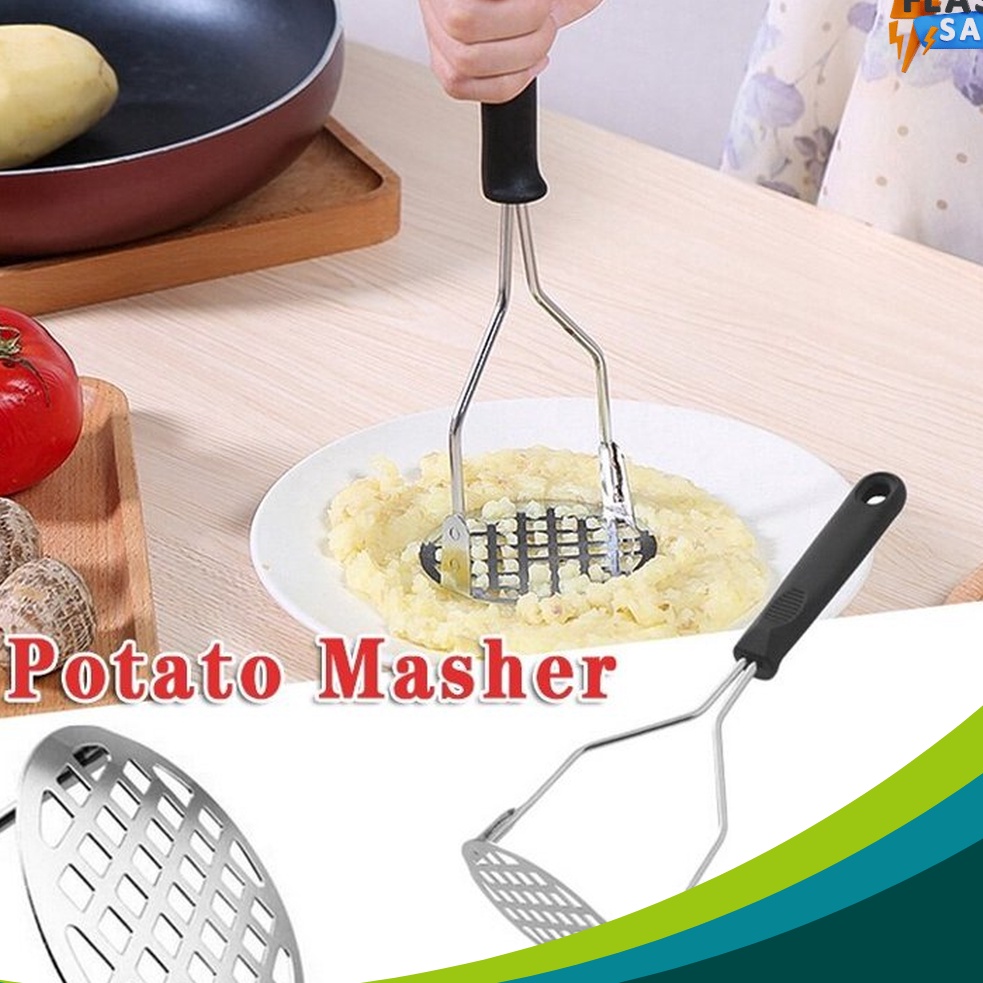 ORDER SAJA GAN Hello  1PC PTT1 POTATO MASHER Alat Penghancur Kentang Ubi Wortel HALUS  Press PERKEDE