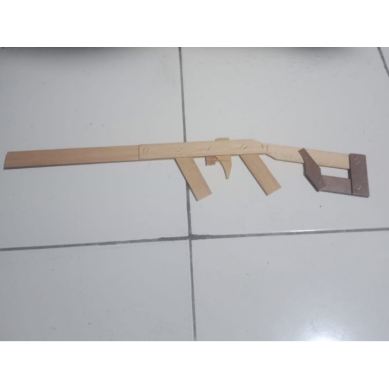 tembakan mainan kayu vektor