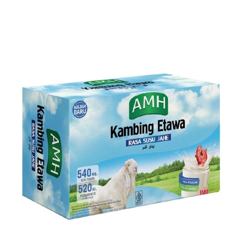 

AMH SUSU KAMBING ETAWA VARIANT JAHE BOX (10 SACHET)