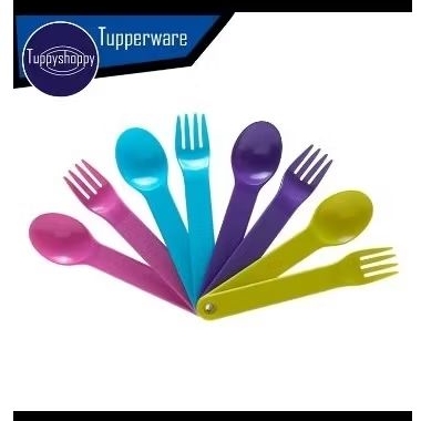 CUTLERY SET SENDOK + GARPU TUPPERWARE
