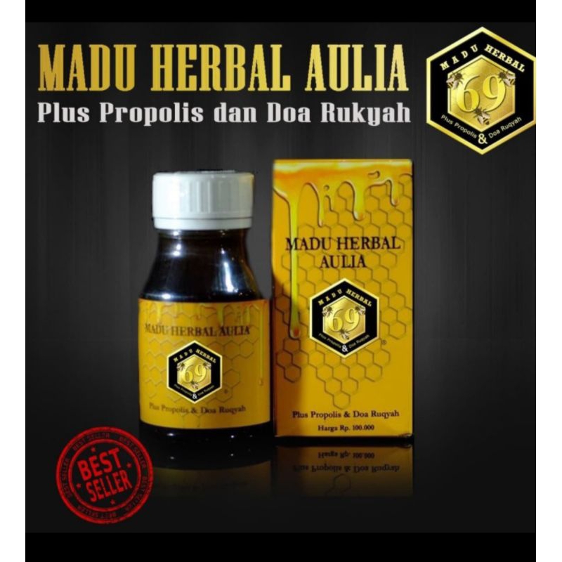 Madu Herbal Aulia 69 Plus Propolis dan Doa Ruqyah_Original