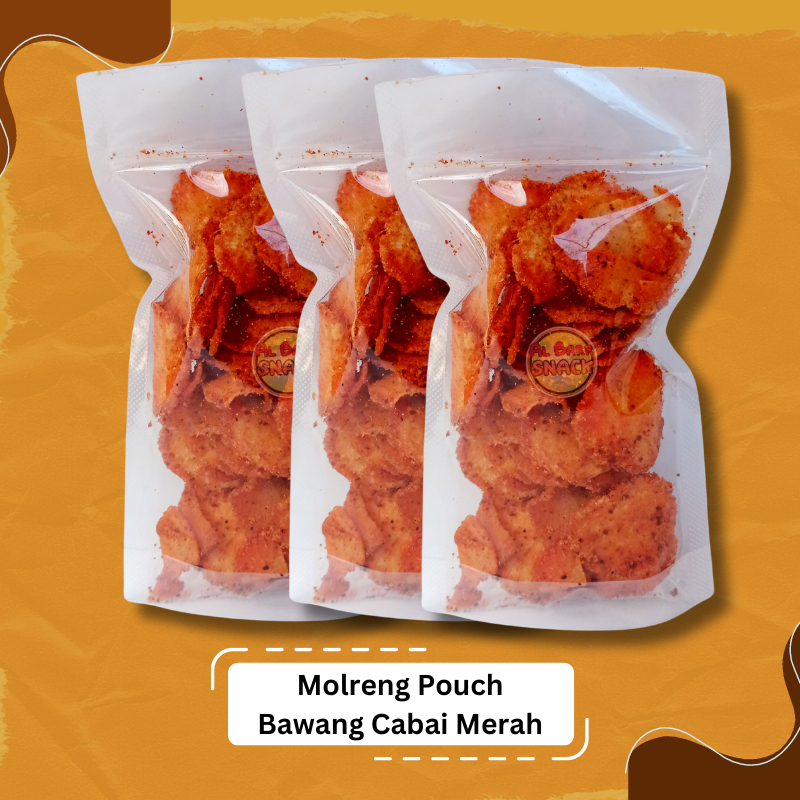 

Molreng Kemasan Pouch Keripik Pedas Lima Rasa