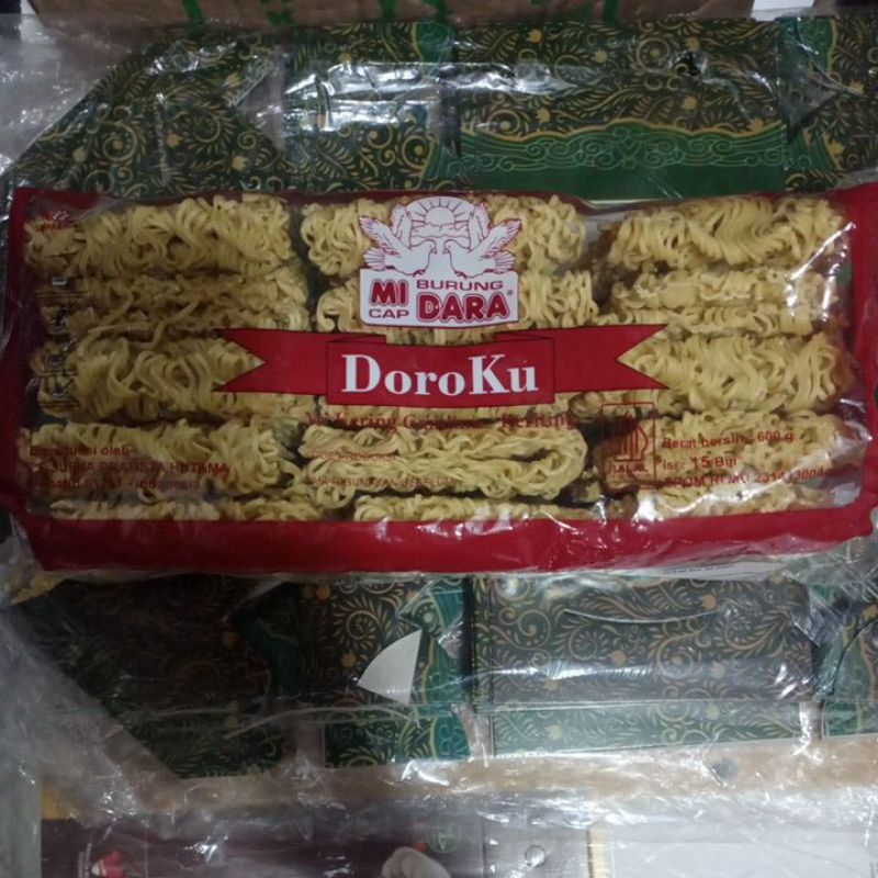 

MI CAP BURUNG DARA DOROKU ISI 15 BIJI BERAT 600 GR ALMIRA PLASTIK