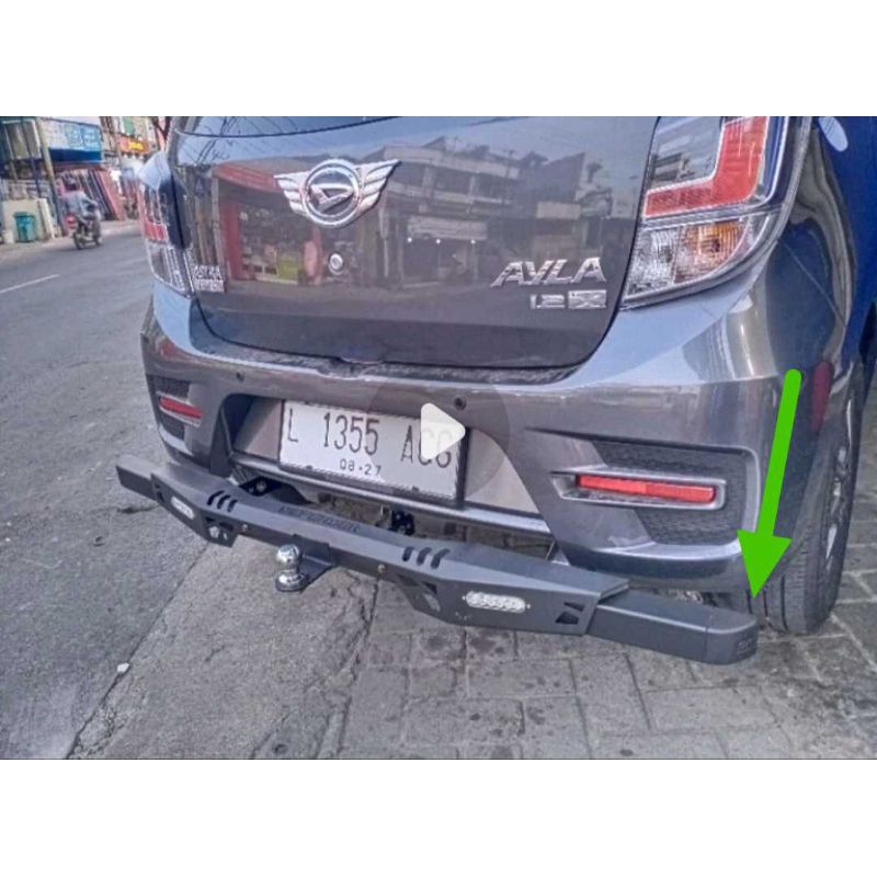 bemper belakang towing defender mobil ayla - agya BY SUN RISE